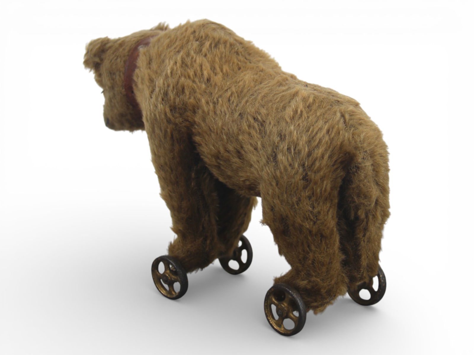 Early Steiff Bear on Wheels Pull Toy - 4