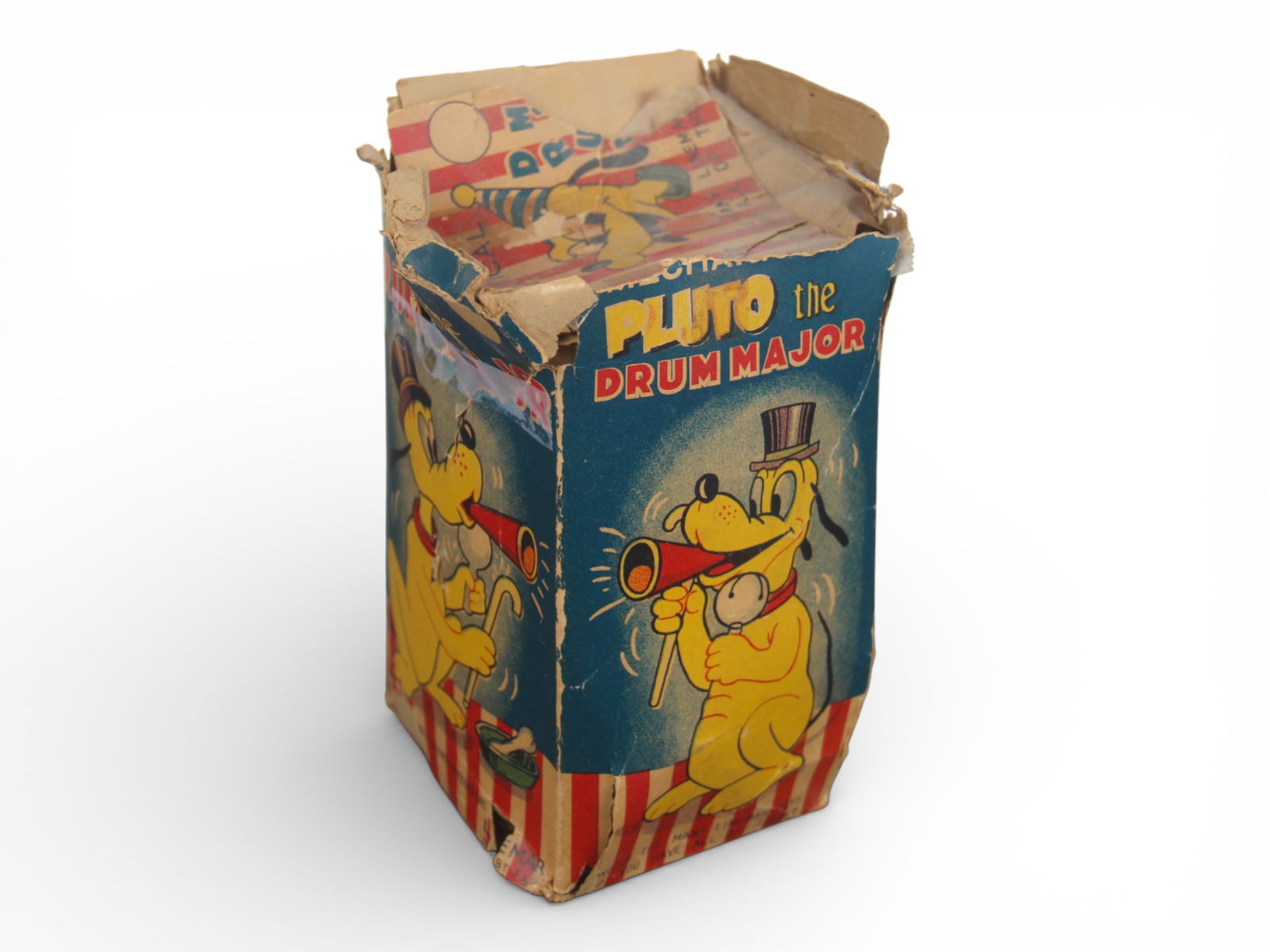 Linemar Tin Litho Pluto Drum Major w/Partial Box - 6