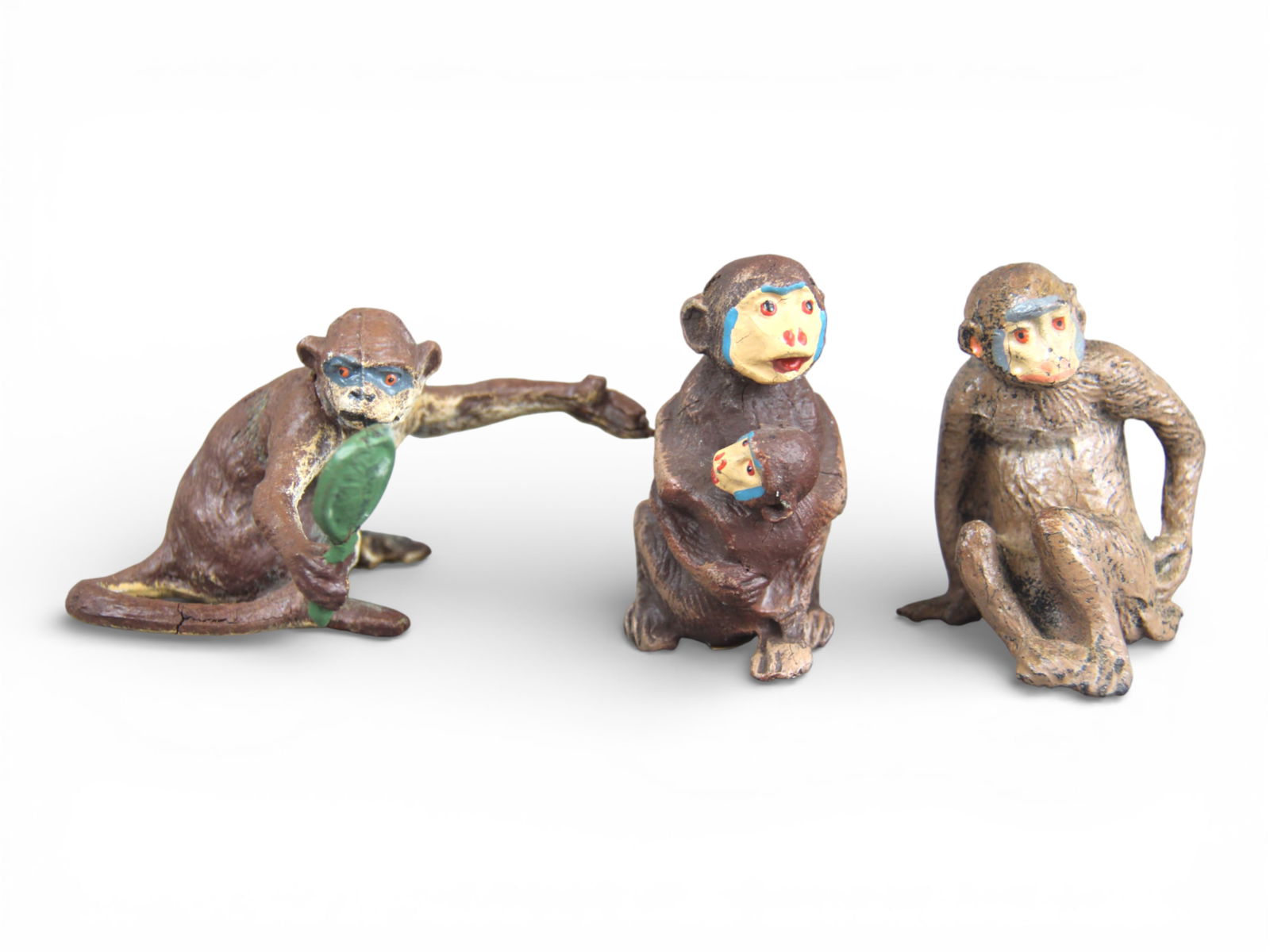 German Wood & Composition Apes Elastolin Lineol - 11