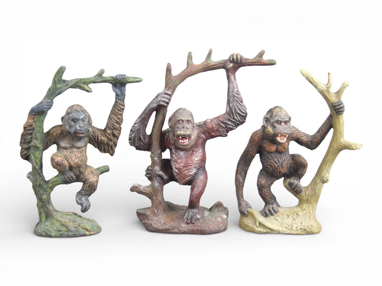 German Wood & Composition Apes Elastolin Lineol - 14