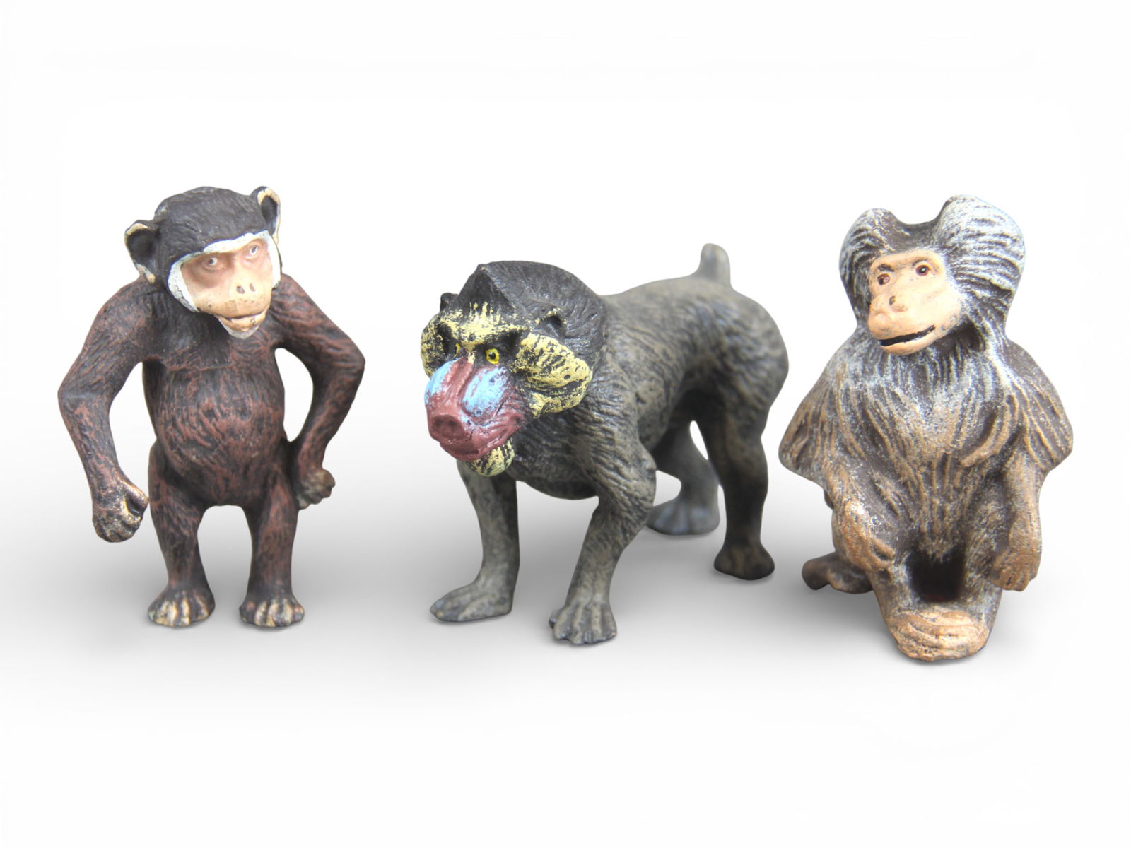 German Wood & Composition Apes Elastolin Lineol - 5