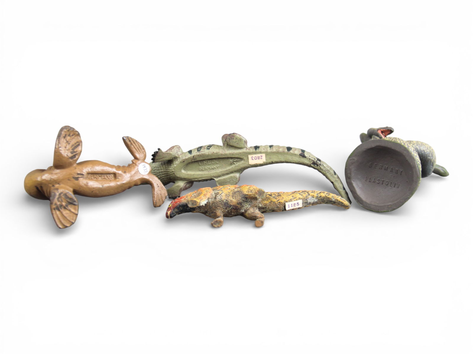 German Wood & Composition Zoo Elastolin Lineol - 16