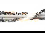 German Wood & Composition Zoo Elastolin Lineol: German Wood and Composition Zoo Animals, 15 pieces, including Elastolin and Lineol. Some wear. Shipping: Weiss Auctions offers full-service, in-house shipping for nearly all items in this auction.