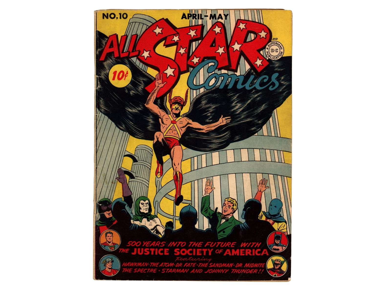 (3) D.C. All Star Comics Issues 7, 9, 10 - 5