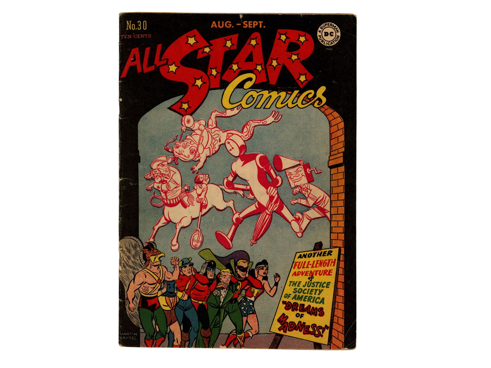 (3) D.C. All Star Comics Issues 30, 32, 33 - 3