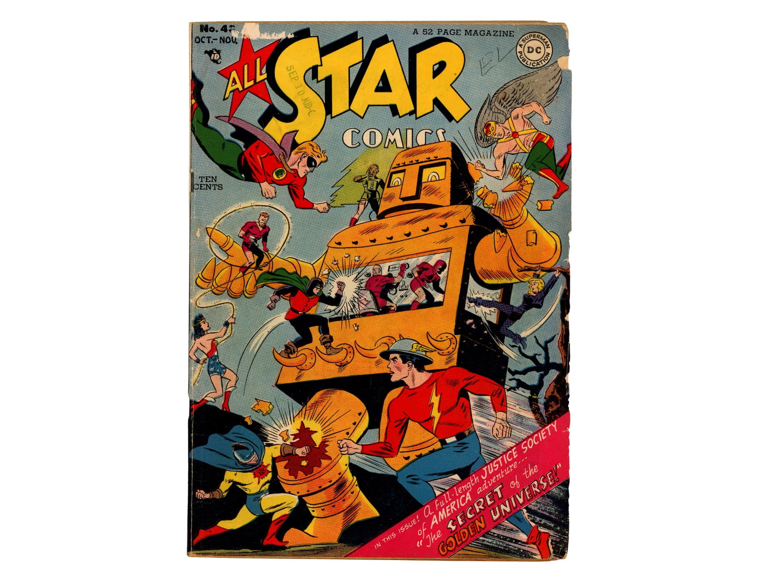 (4) D.C. All Star Comics Issues 40-43 - 3