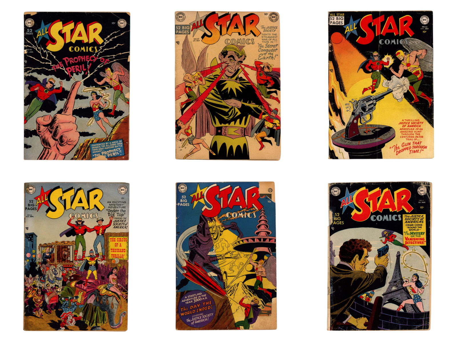 (13) D.C. All Star Comics Issues 44-57 - 2