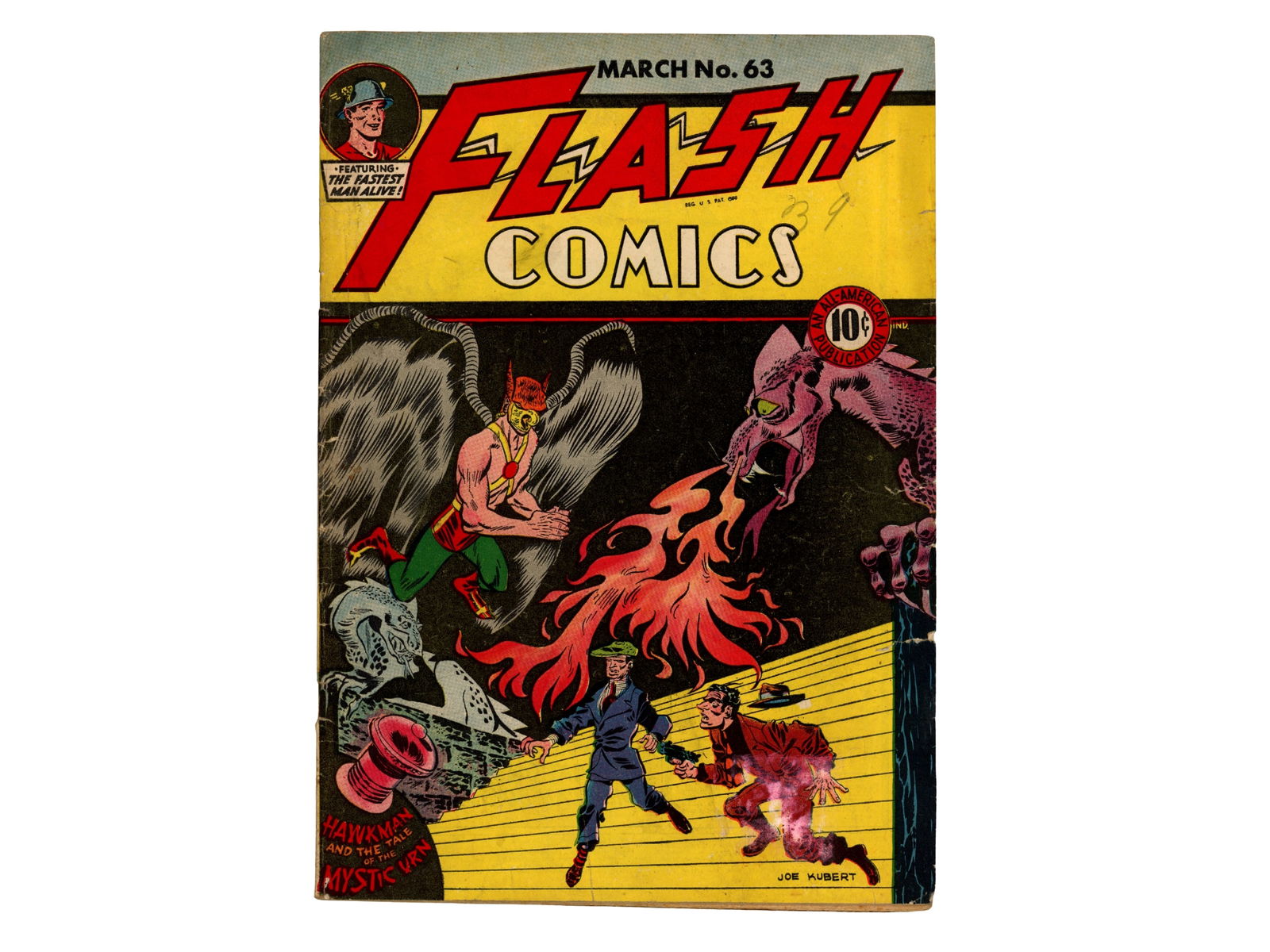 (4) D.C. Flash Comics Issues 13, 59, 63, 79 - 5