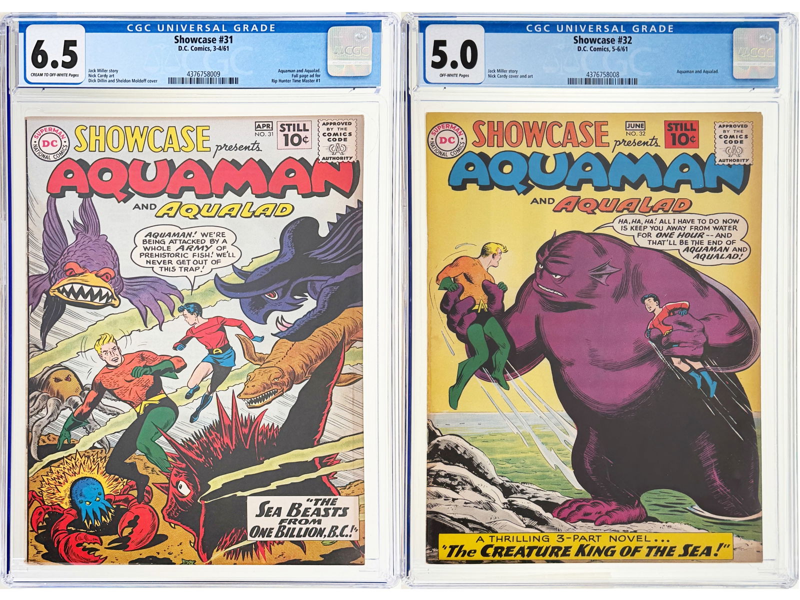 (2) D.C. Showcase Issues 31 & 32 - CGC (1 of 2)