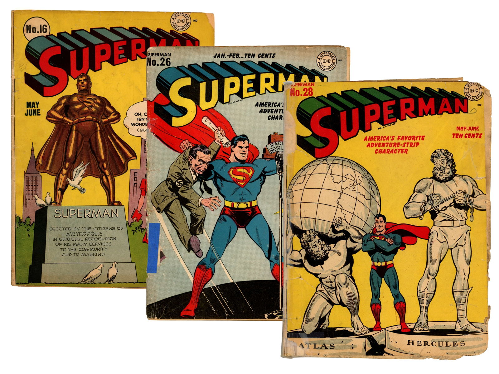 (3) D.C. Superman Early Key Issues (1 of 5)