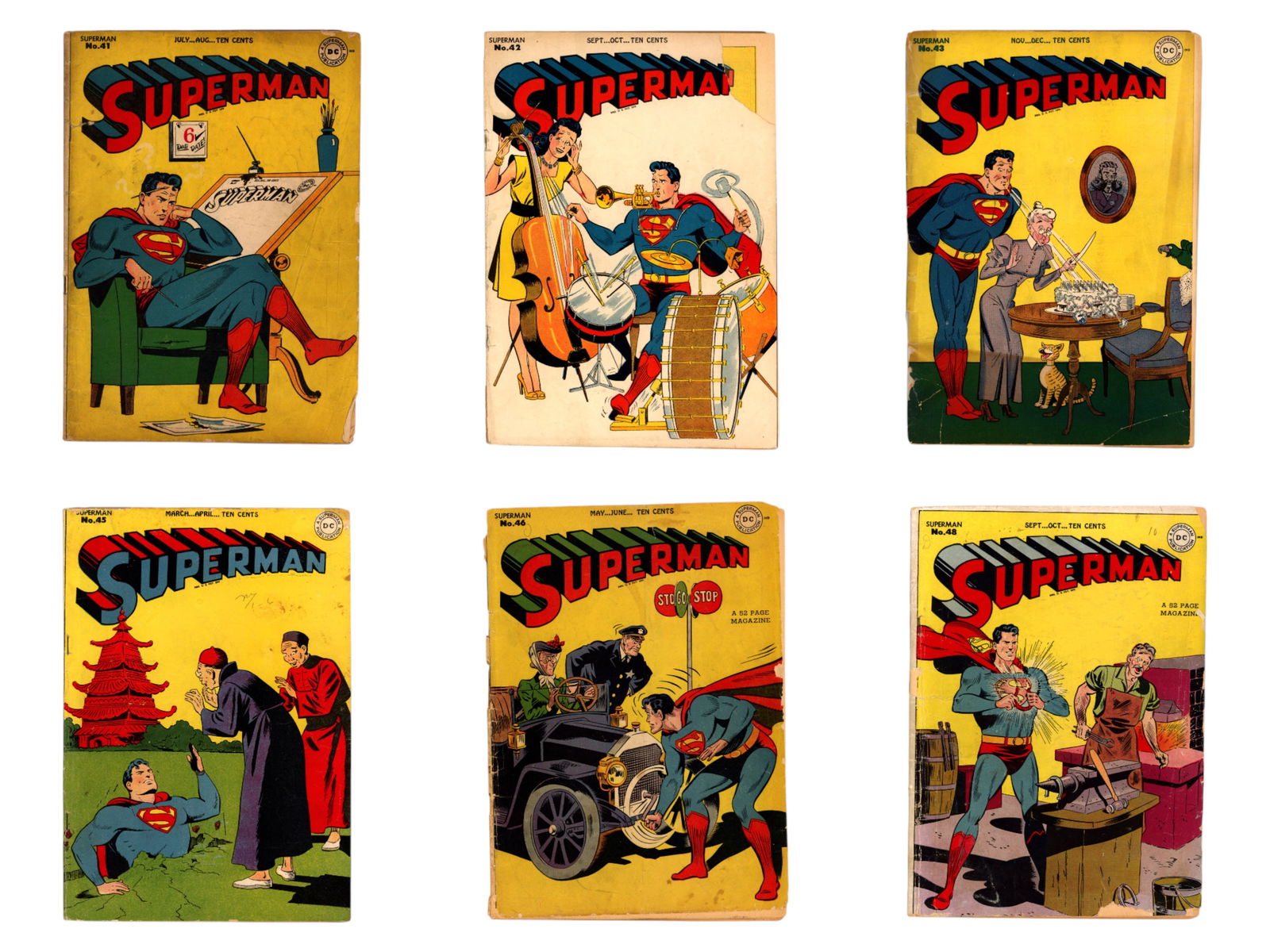 (6) D.C. Superman Early Issues (1 of 1)
