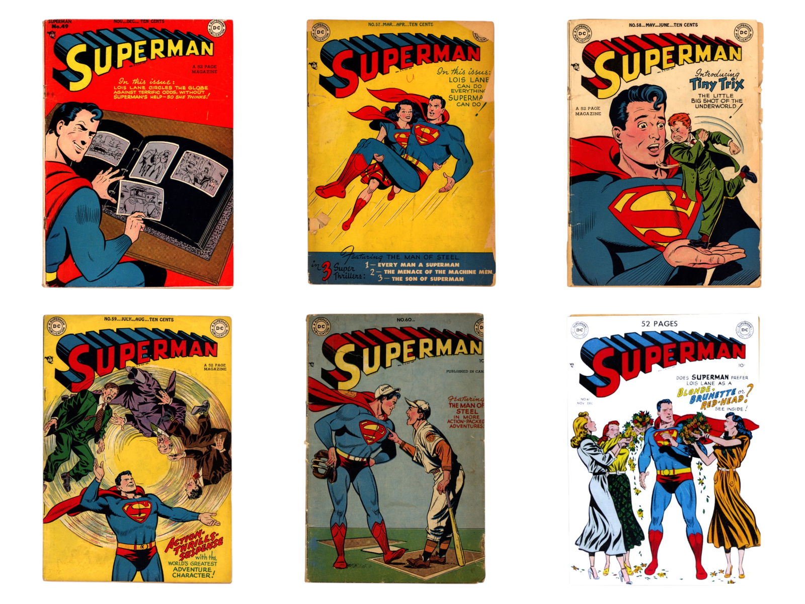 (6) D.C. Superman Early Issues (1 of 1)