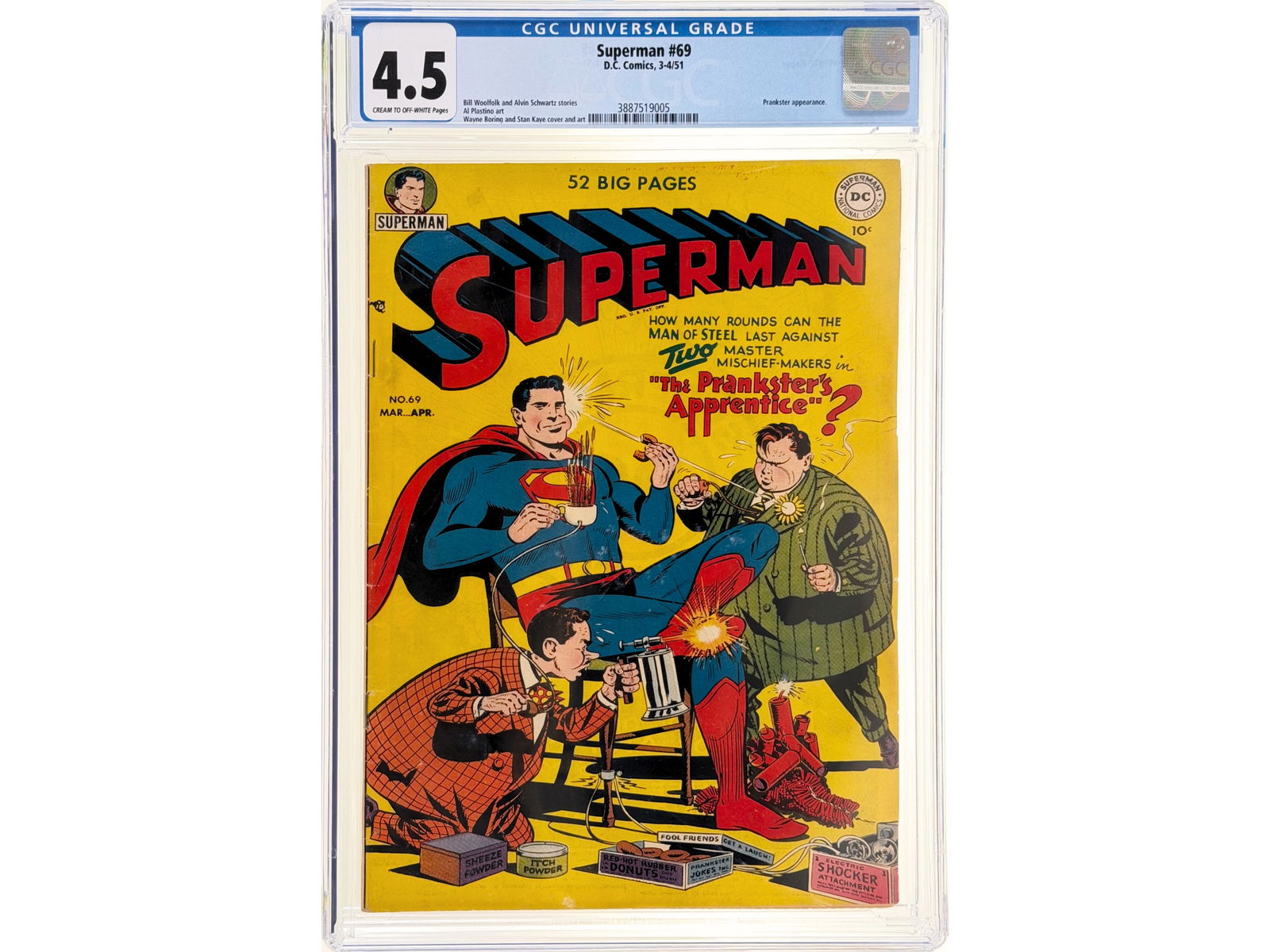 D.C. Superman #69 (1951) CGC 4.5 (1 of 2)