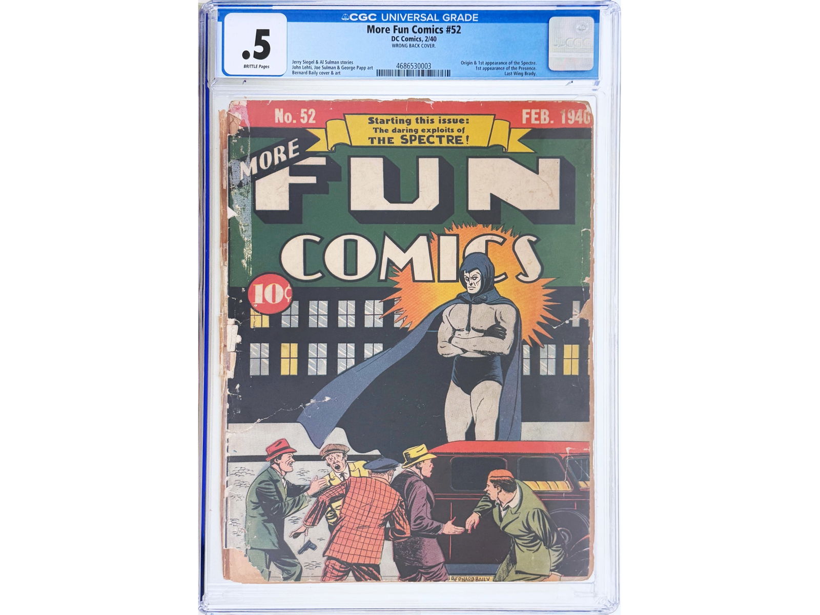 More Fun Comics #52 CGC 0.5 (1 of 2)