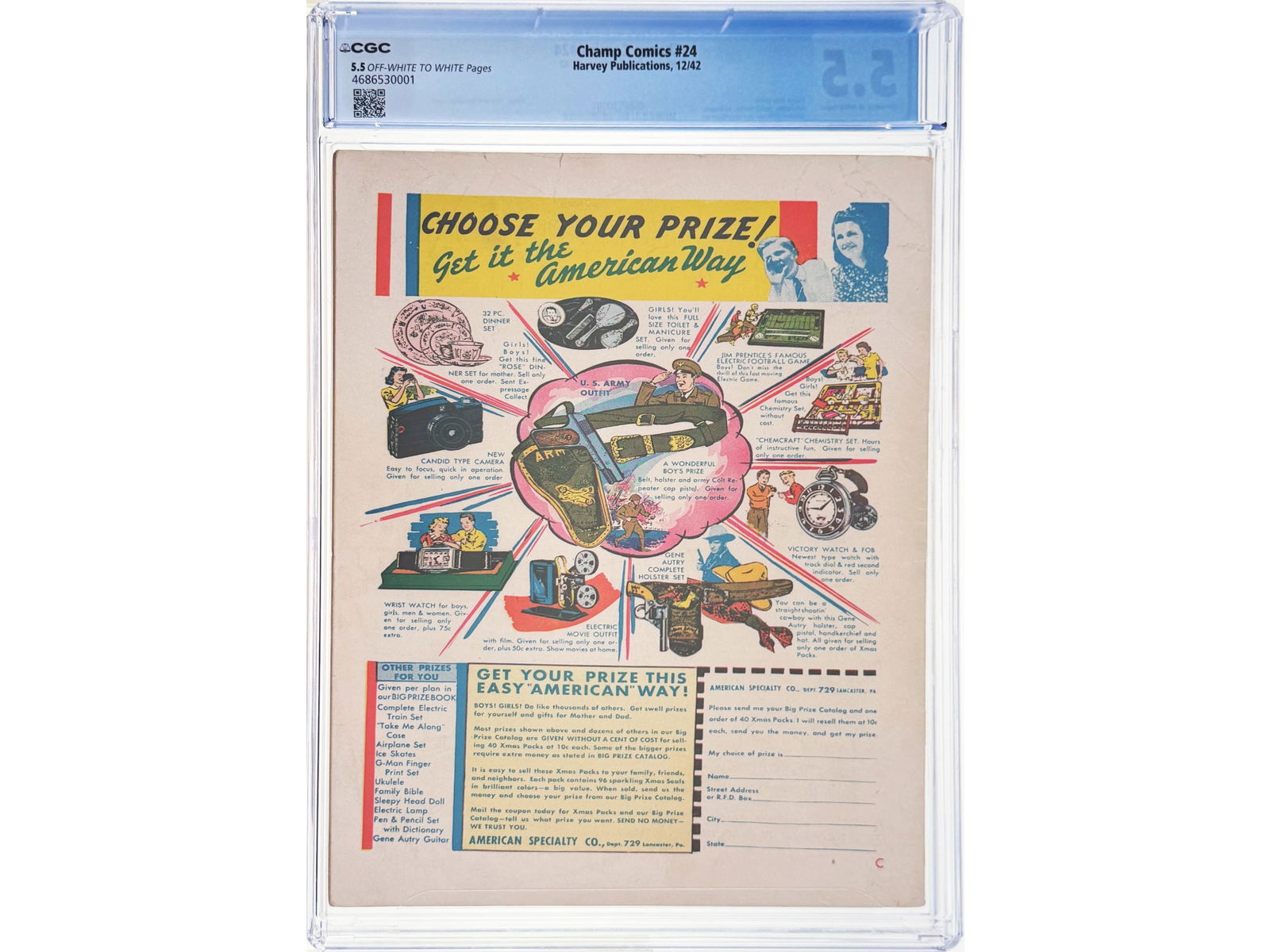 Champ Comics #24 CGC 5.5 - 2