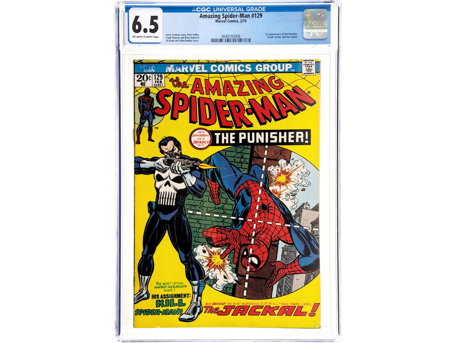 Marvel Amazing Spider-Man #129 (1974) CGC 6.5 (1 of 2)