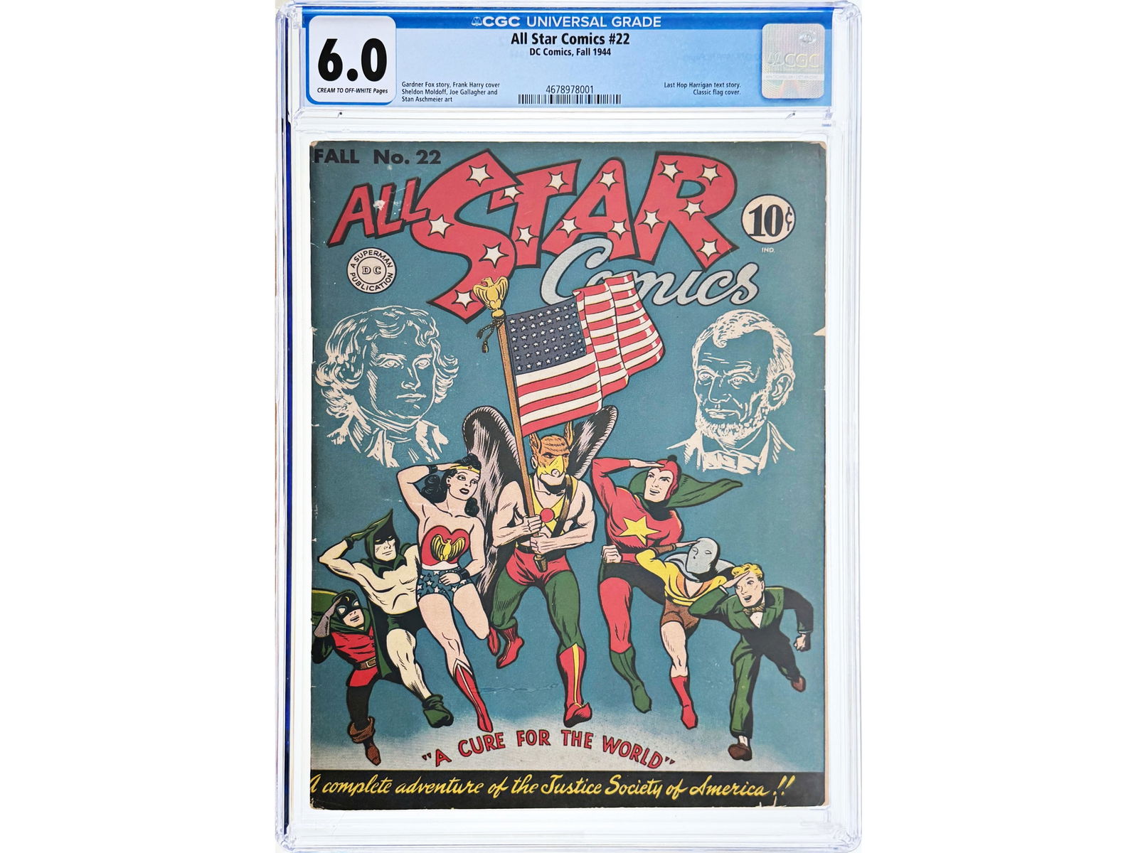 All Star Comics #22 CGC 6.0 (1 of 2)