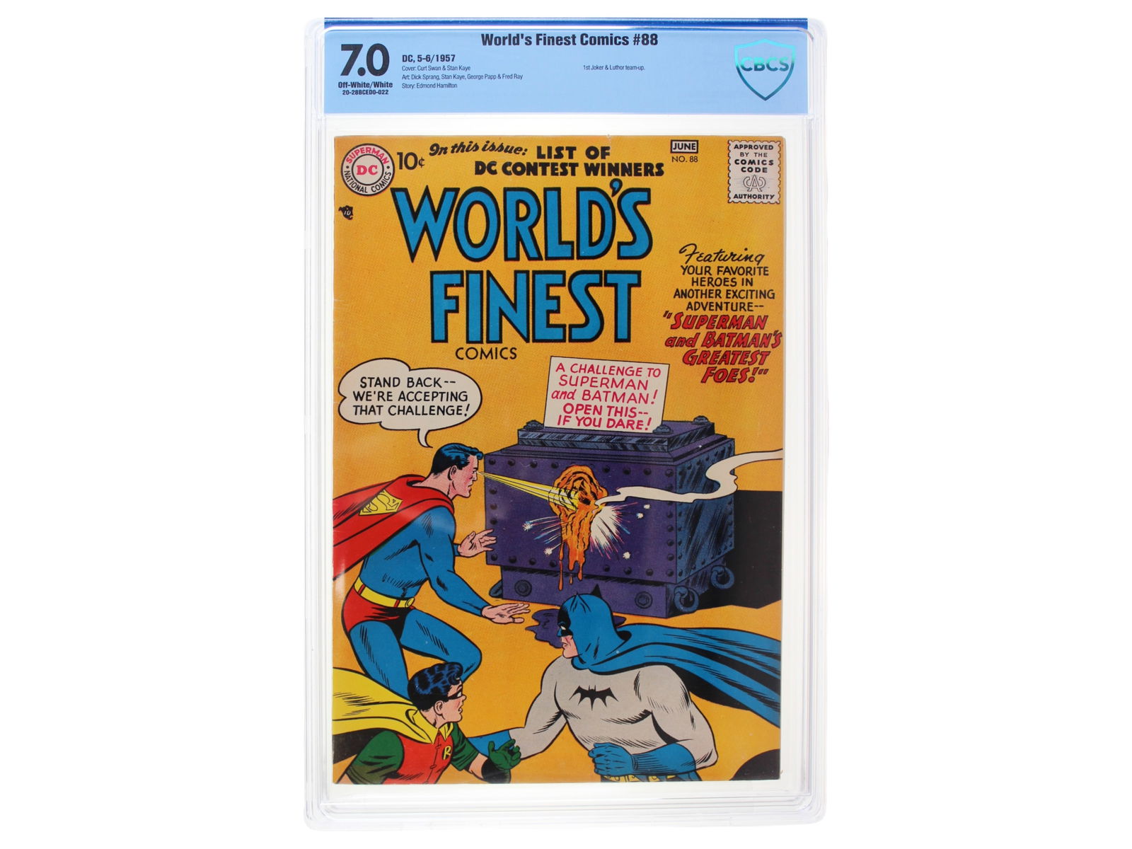 DC Comics World's Finest #88 CBCS 7.0 (1 of 2)