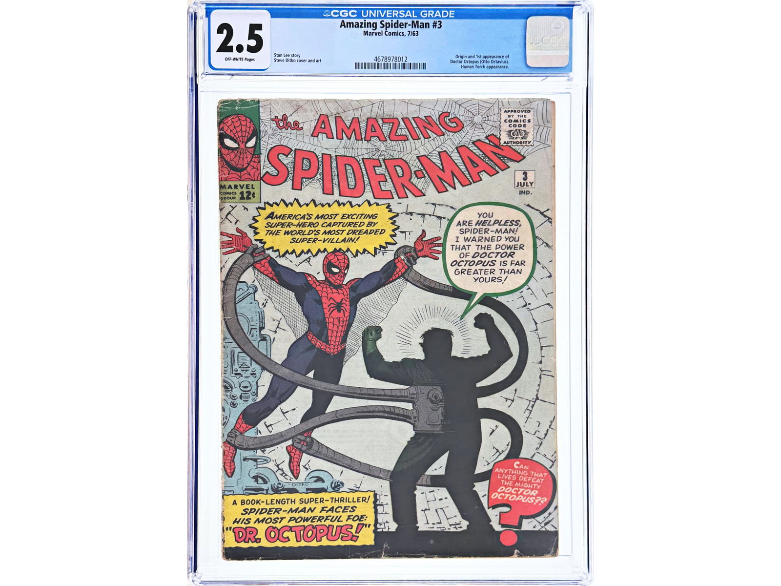 Amazing Spider-Man #3 CGC 2.5 (1 of 2)