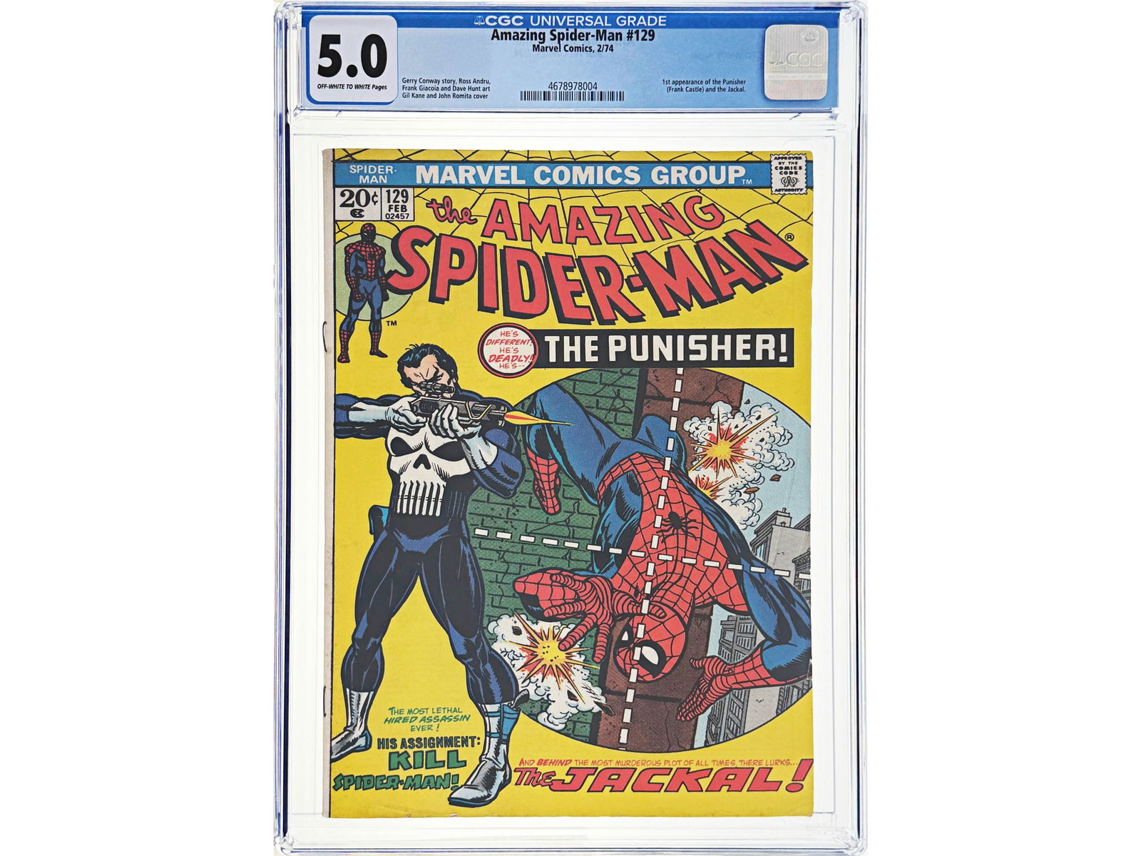 Amazing Spider-Man #129 CGC 5.0 (1 of 2)