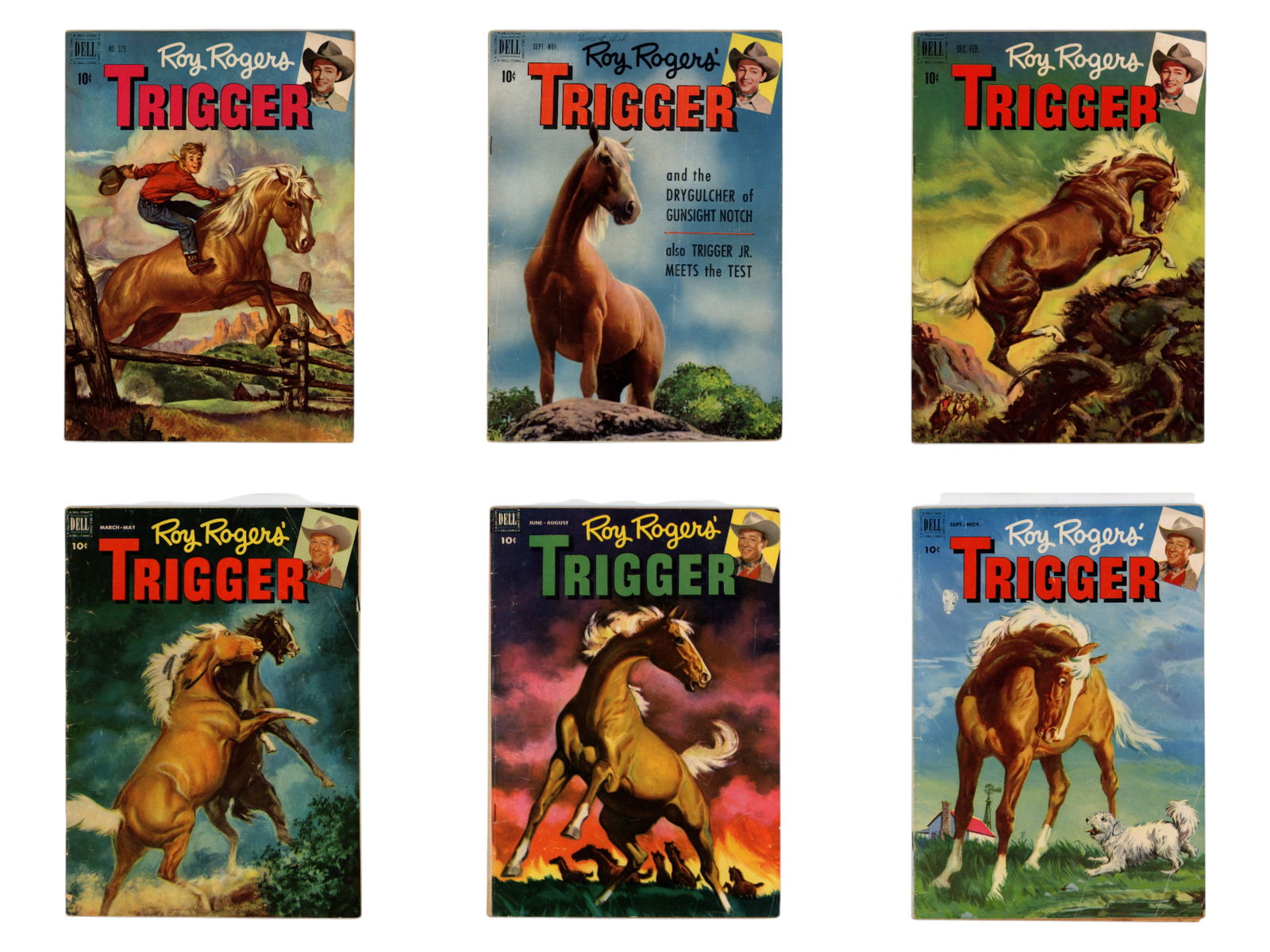 (18) Roy Rogers' Trigger Comics Run (1 of 3)