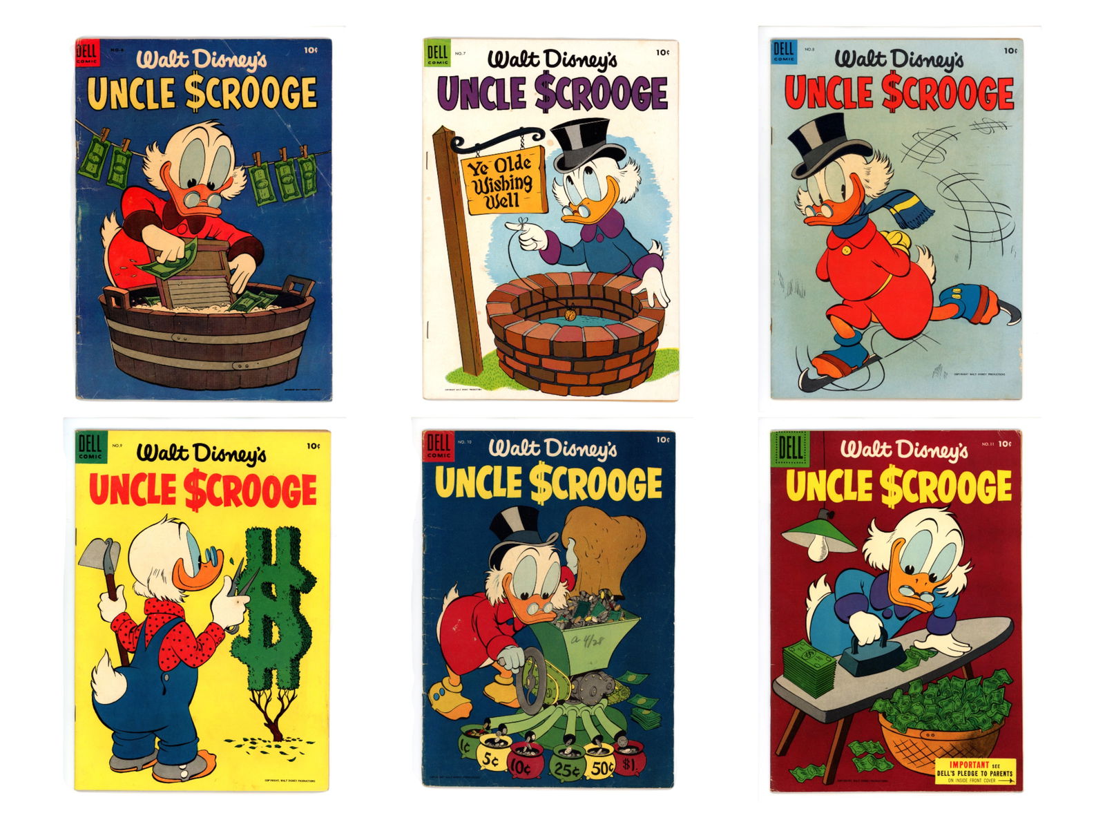 (93) Uncle Scrooge Comics #6-110 (1 of 2)