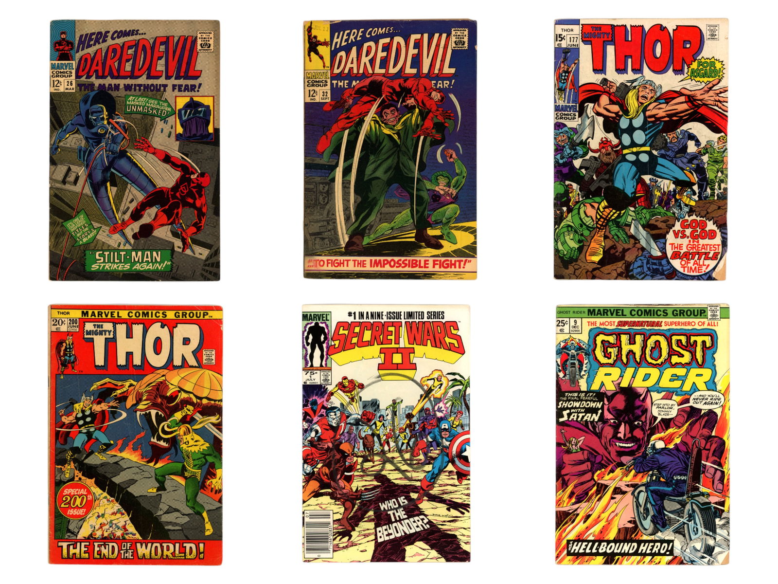 Mixed Marvel Comic Lot - Thor, Daredevil & Others (1 of 1)