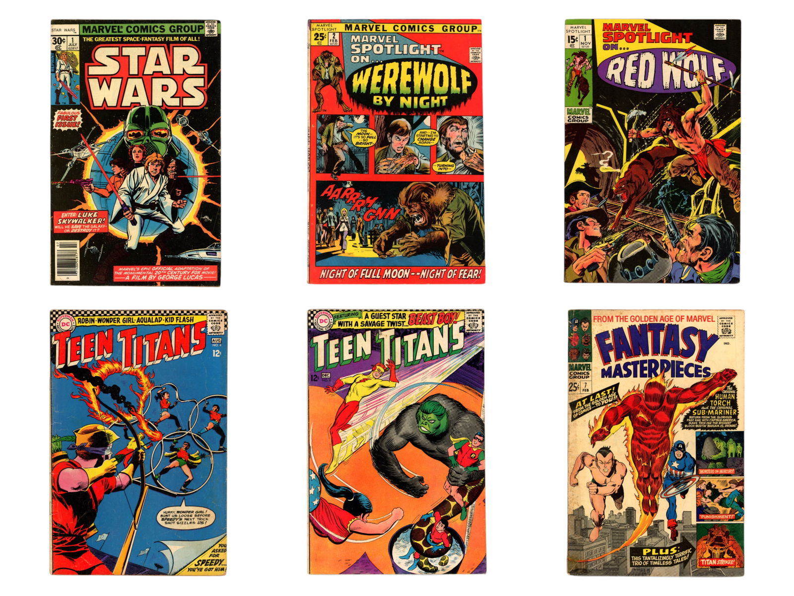 Mixed Comic Lot - Marvel, DC & Dell Titles (1 of 2)