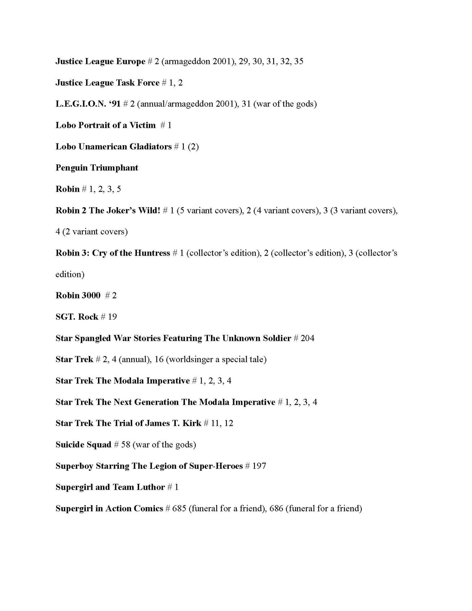 (2) Boxes, Modern DC Comic Titles - 5