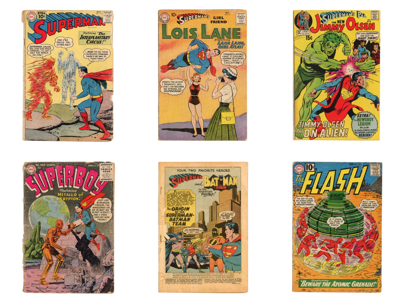 Short Box of DC Comics - Superman & Flash Titles (1 of 2)