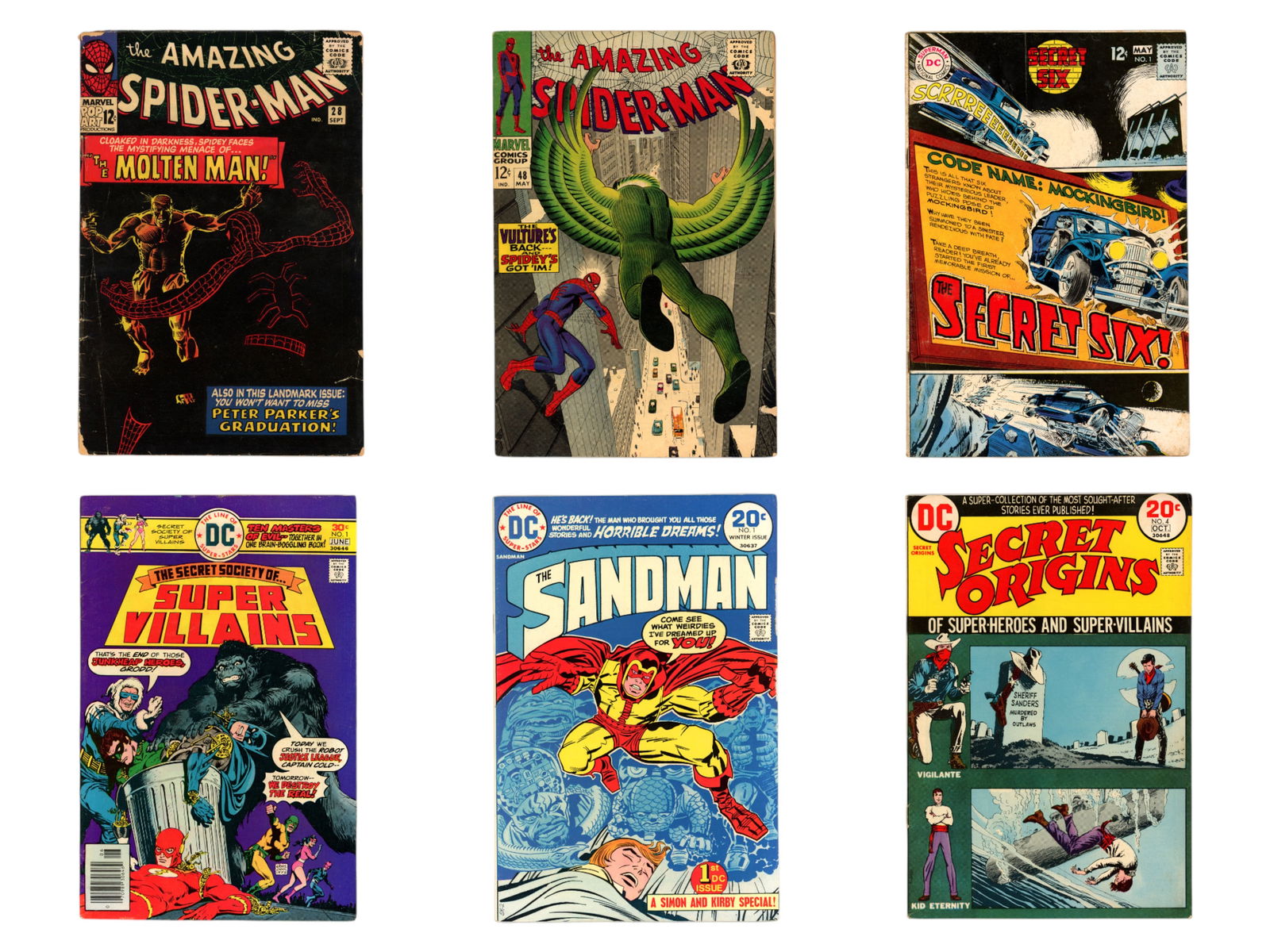 Mixed Comic Lot - Marvel, DC, & Dell Titles (1 of 1)