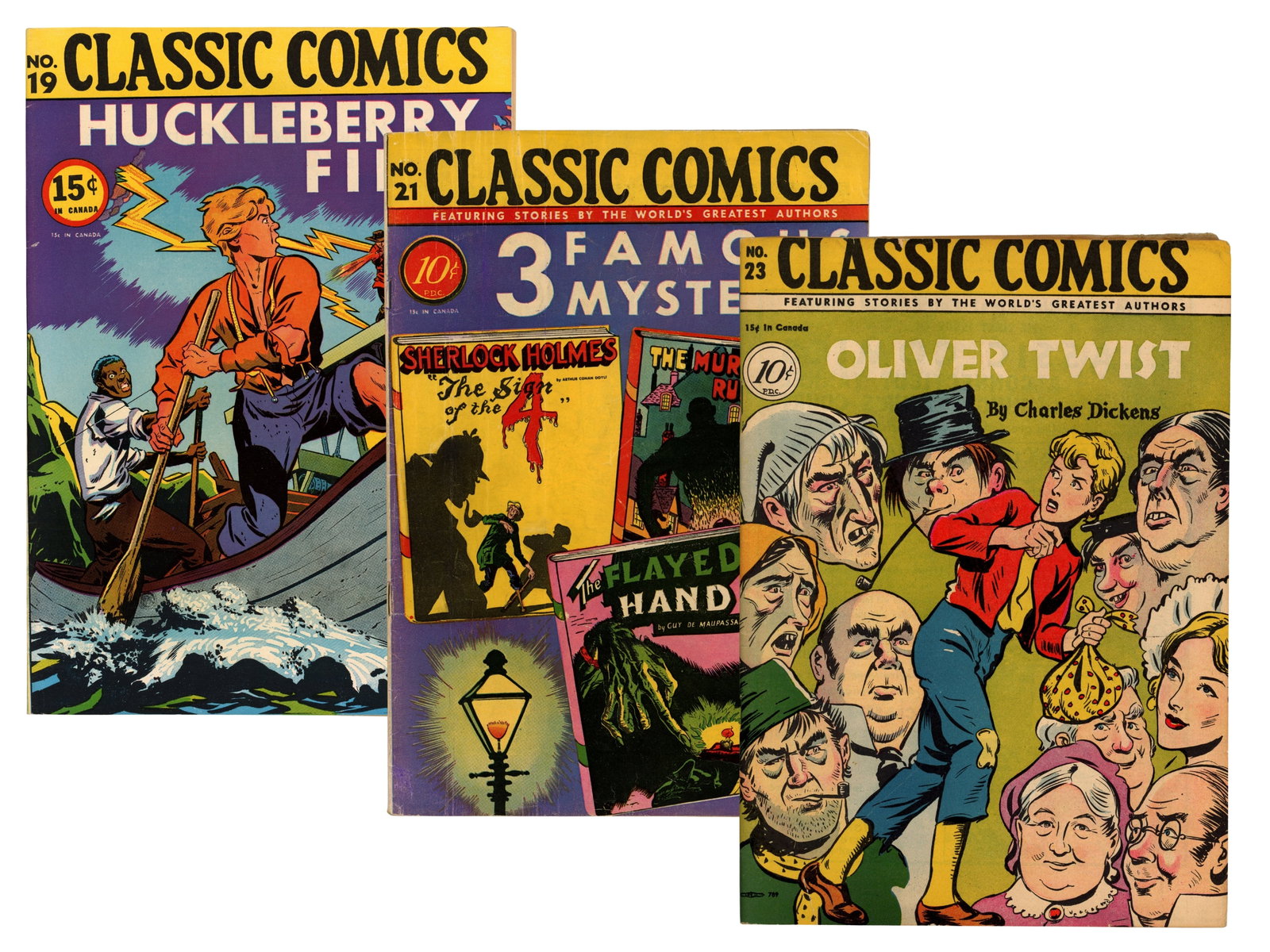 (3) Classics Comics #19, #21 & #23 (1 of 5)