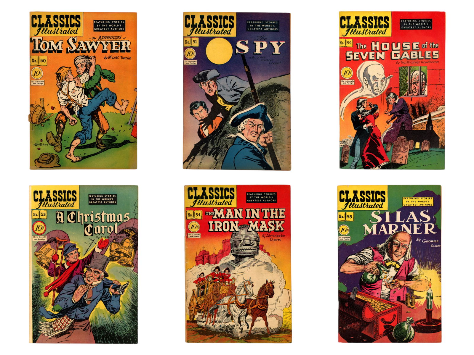 (10) Classics Comics #50-59 (1 of 2)