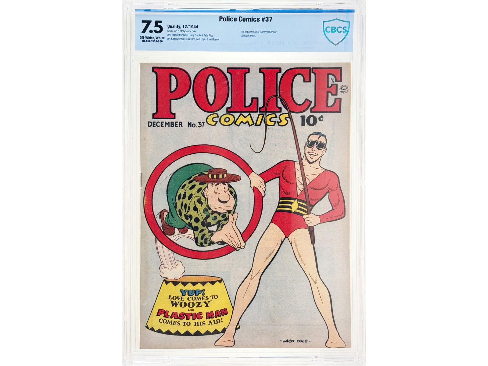 Police Comics #37 (1944) CBCS 7.5 (1 of 2)