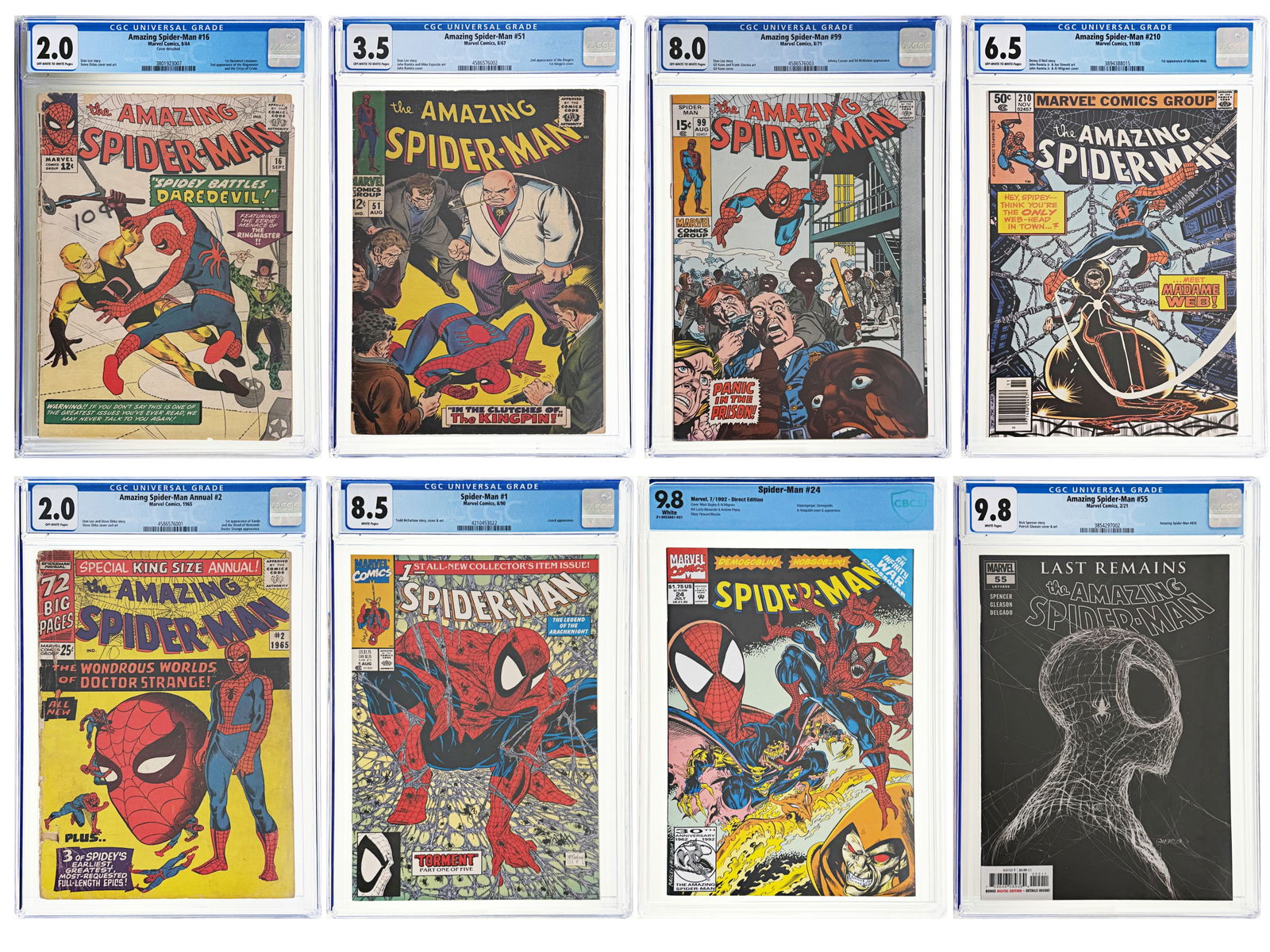 Amazing Spider-Man & Others, CGC Group (1 of 5)
