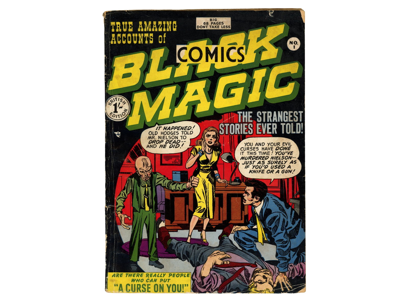 1952 Black Magic Comics #1 British Edition (1 of 3)