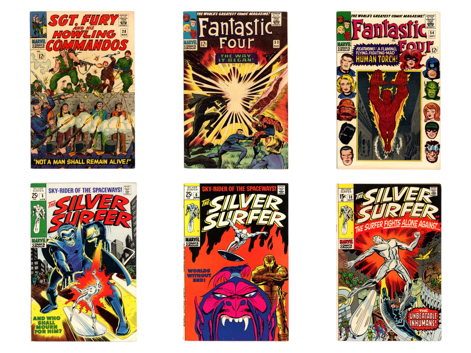 (7) Silver Age Marvel Comics Lot (1 of 2)