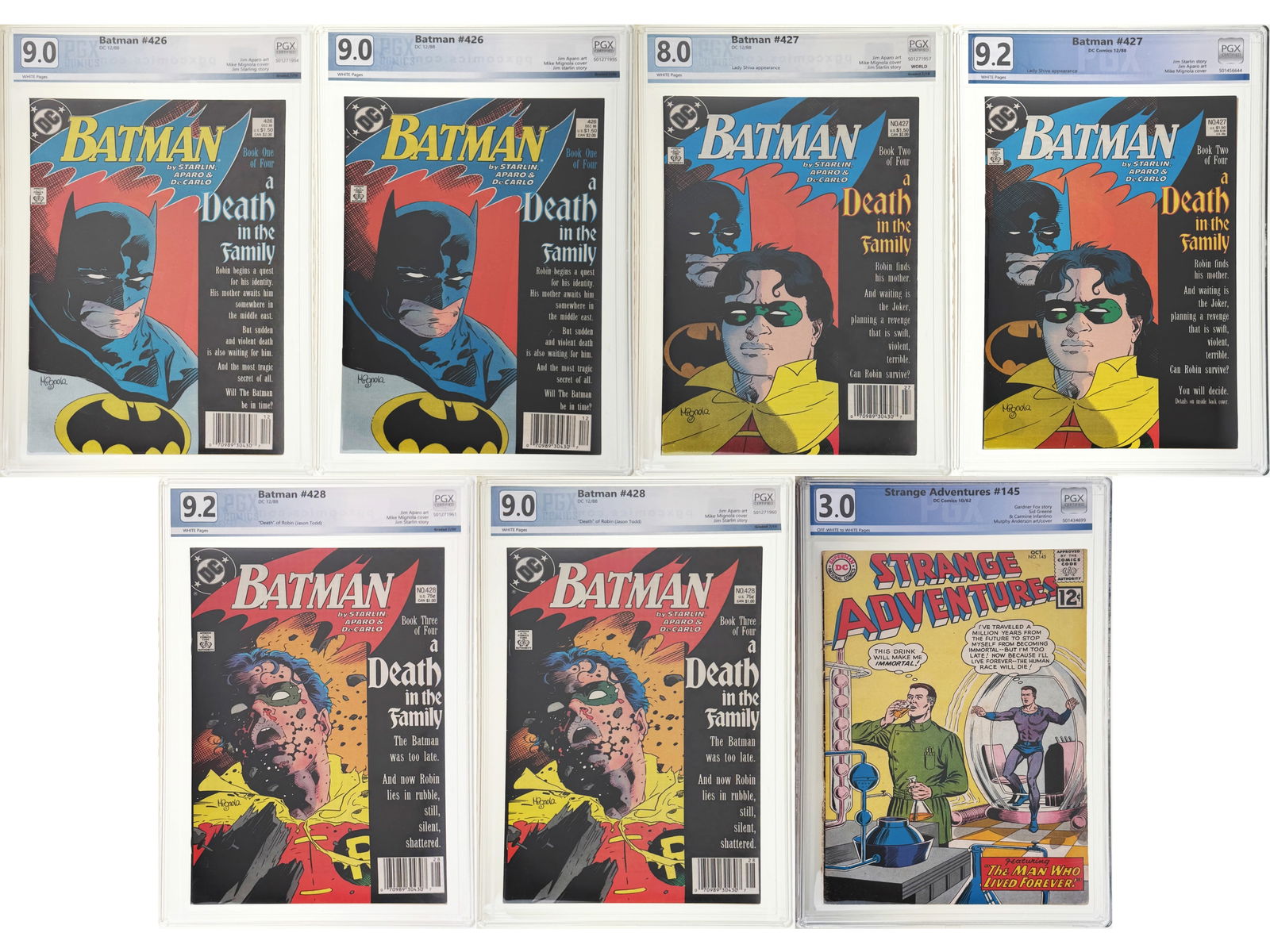 PGX Graded DC Comic Lot - Batman (1 of 5)