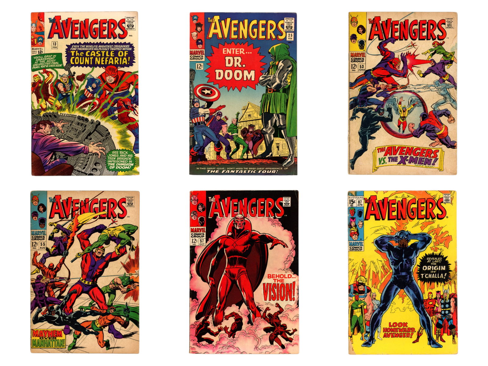 Marvel The Avengers Silver Age Comic Run (1 of 1)