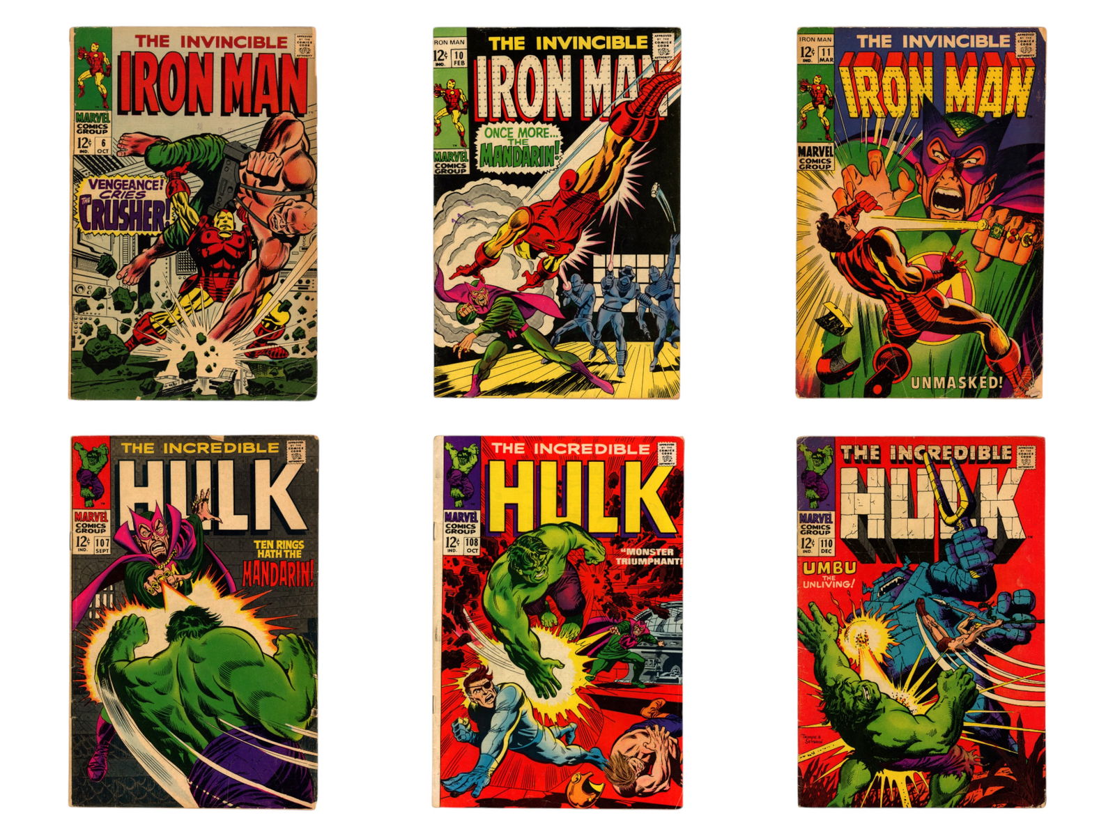 Iron Man & Incredible Hulk Marvel Comic Lot (1 of 1)