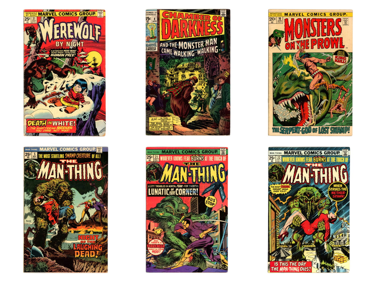 (14) Marvel Bronze Age Horror Issues - 2