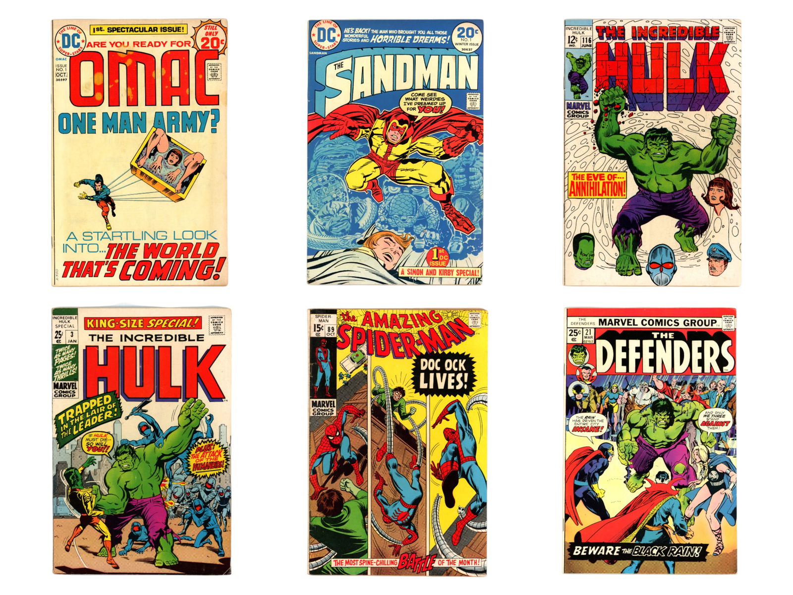 Long Box Mixed Marvel & DC Bronze Age Comics - 2