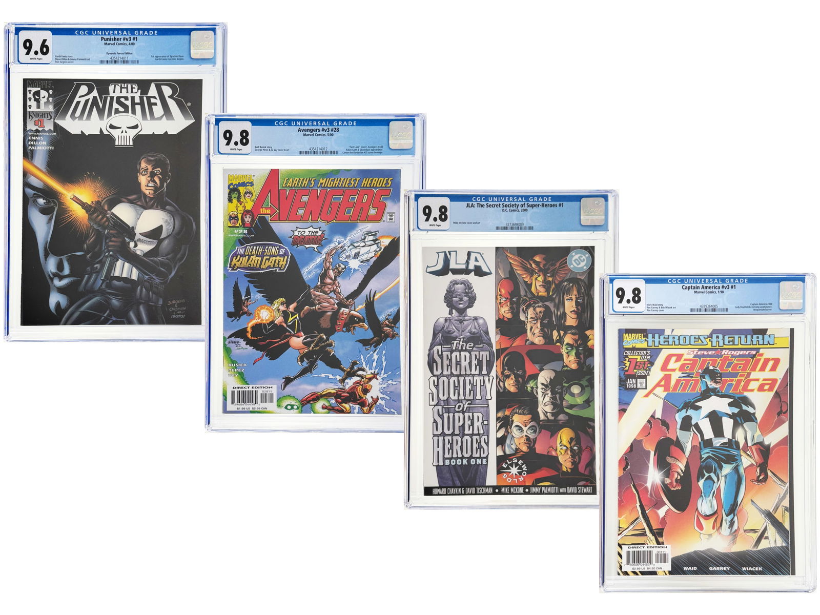 (4) CGC Graded Modern Comics, Marvel/DC (1 of 3)