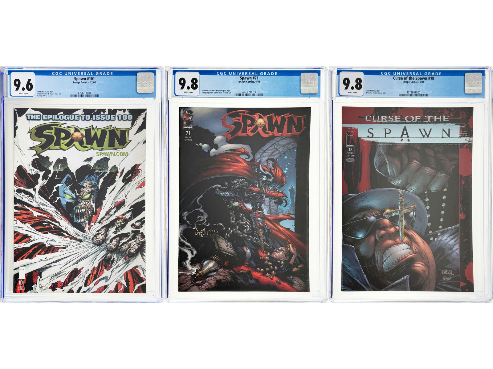 (3) Spawn Related CGC Graded Comics (1 of 1)