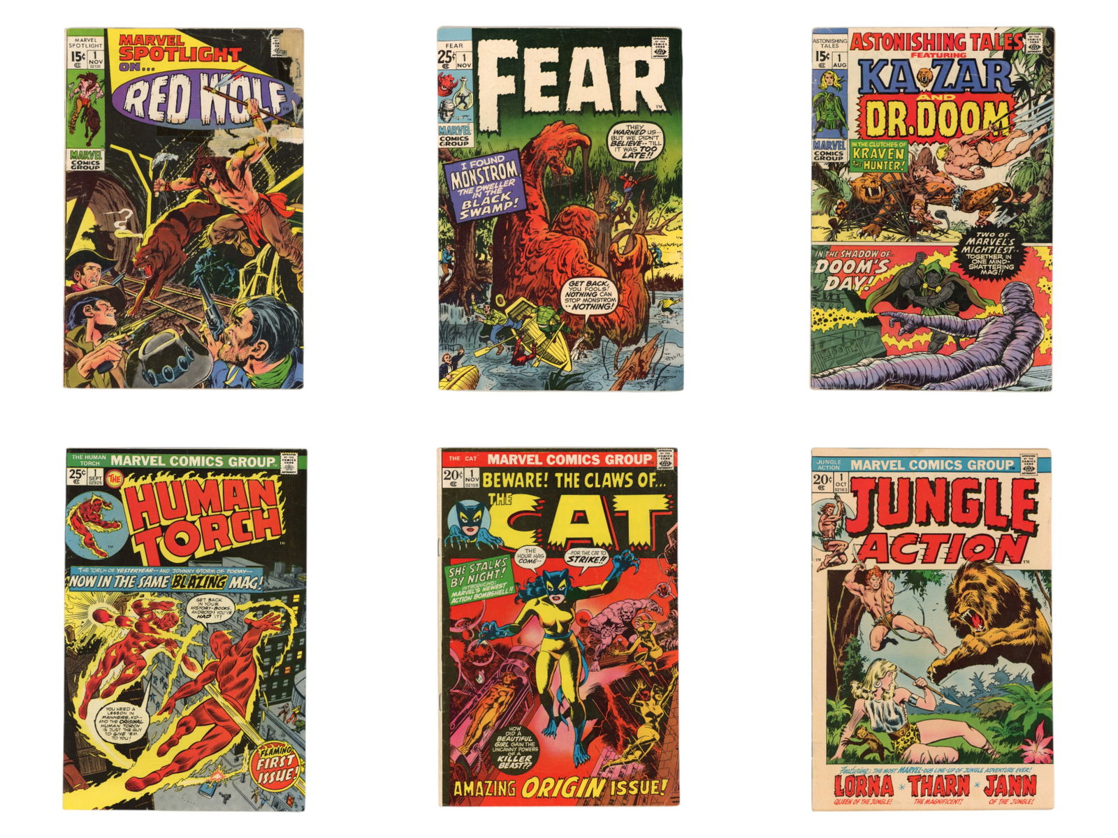 Marvel & DC Bronze Age Comic Lot - All #1 Issues (1 of 3)