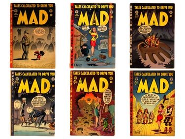 Estate Magazine Lot, MAD & Humor Related