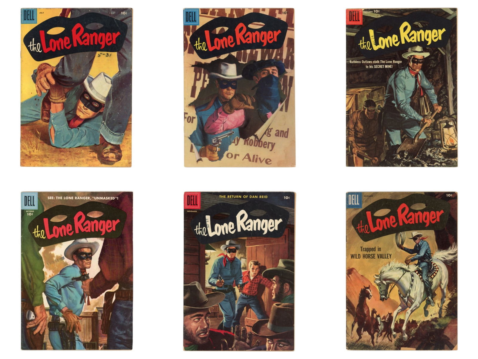 Dell Comics The Lone Ranger Run #97-145 (1 of 2)