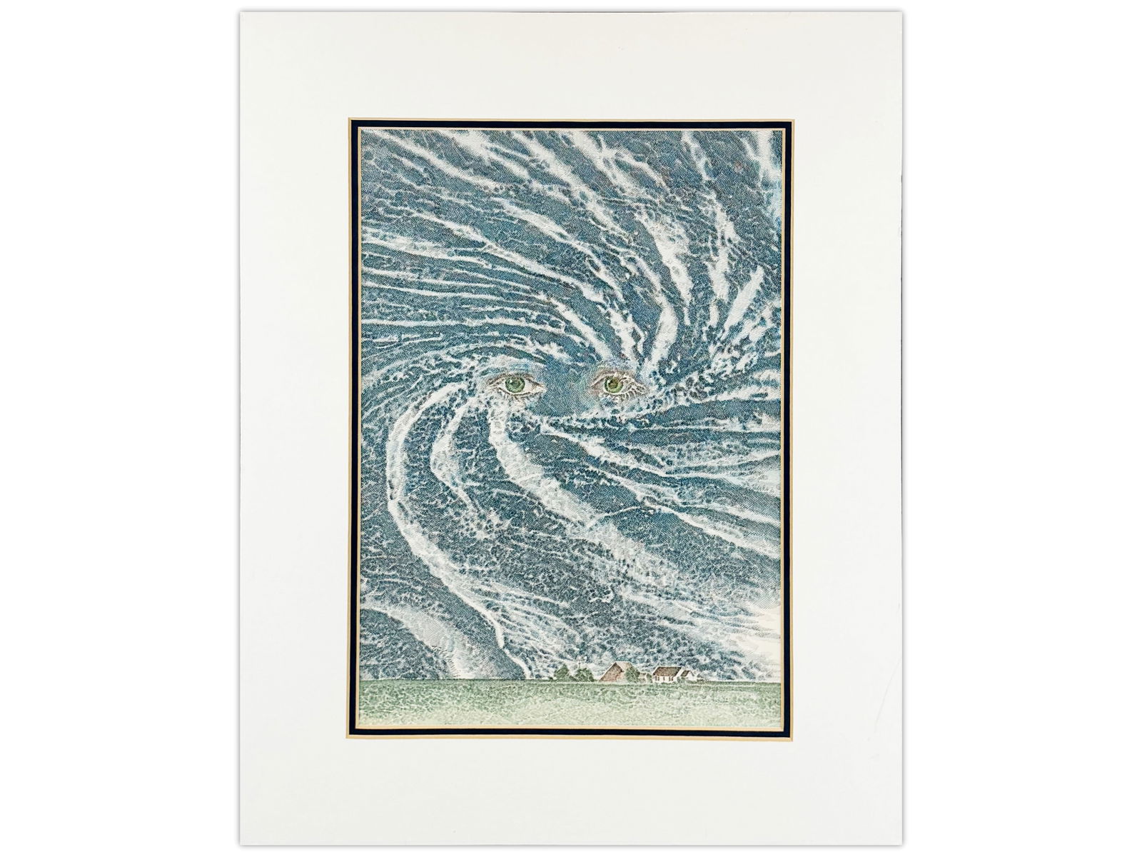 Murray Tinkelman Original Sci Fi Book Cover Art: Murray Tinkelman original pen and ink Sci-Fi cover art for Richard Matheson's Shock Wave. Includes Tinkelman's personally owned copy of the published work. From Mr. Tinkelman's estate. Matted by the a