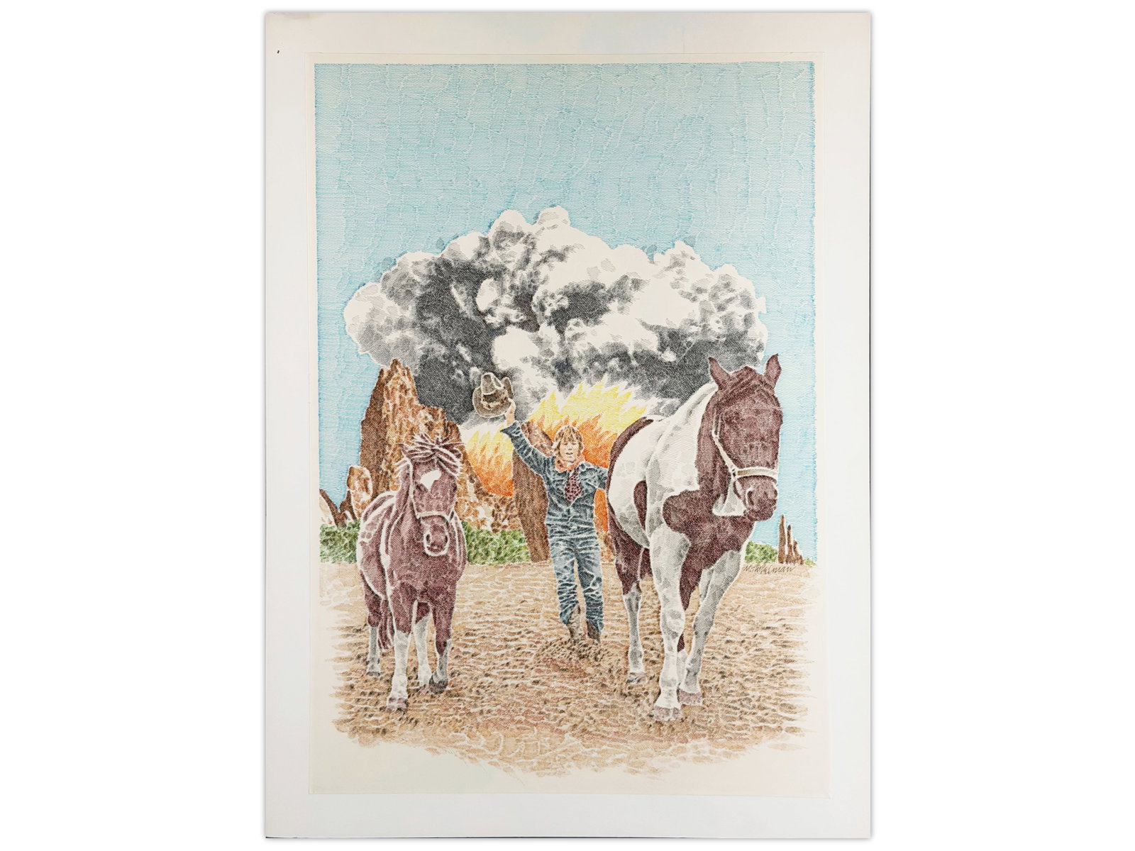 Murray Tinkelman Original Western Book Cover Art (1 of 2)