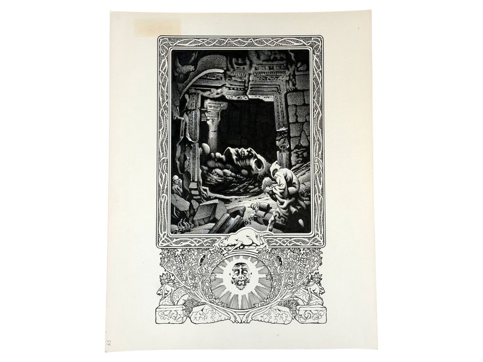 Stephen Fabian (1930-2025) Mixed Media on Paper (1 of 2)